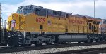 UP 5279 after Servicing Leaves The UP Ogden Yard Late Afternoon to Hook Up to A East Bound Manifest Train.